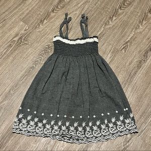 Lapis Girl sun dress. Size 7/8. Shirred top with straps